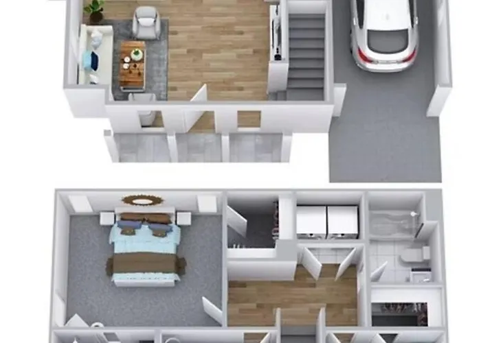 Apartment Modern 3br Getaway Near Downtown Hotspots *